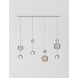 Oto Suspension Lin Smoky Striped Mirrored Steel G9 Ul