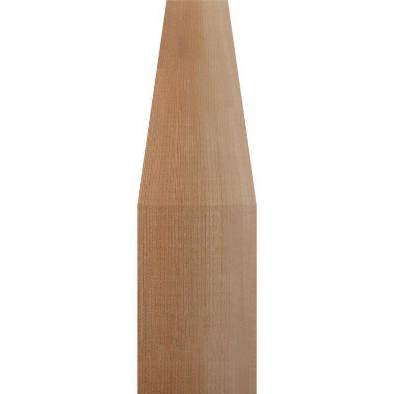 Attelle de genou Funston, Cèdre rouge, Lisse, H 16 po x l 3,5 po x P 16 po