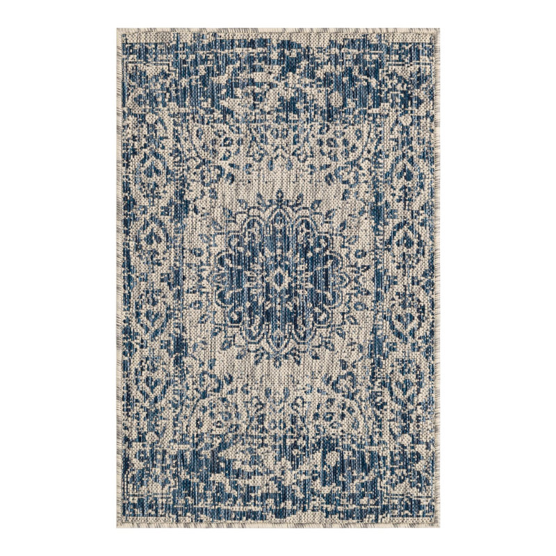 Ornate Lamotte Indoor/Outdoor Area Rug, Rectangle 2' x 3'1"