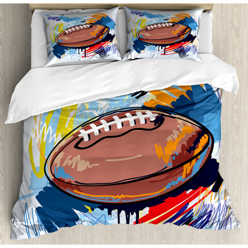 Modern & Contemporary Polyester Duvet Cover, King Duvet Cover + 2 Pillow Shams