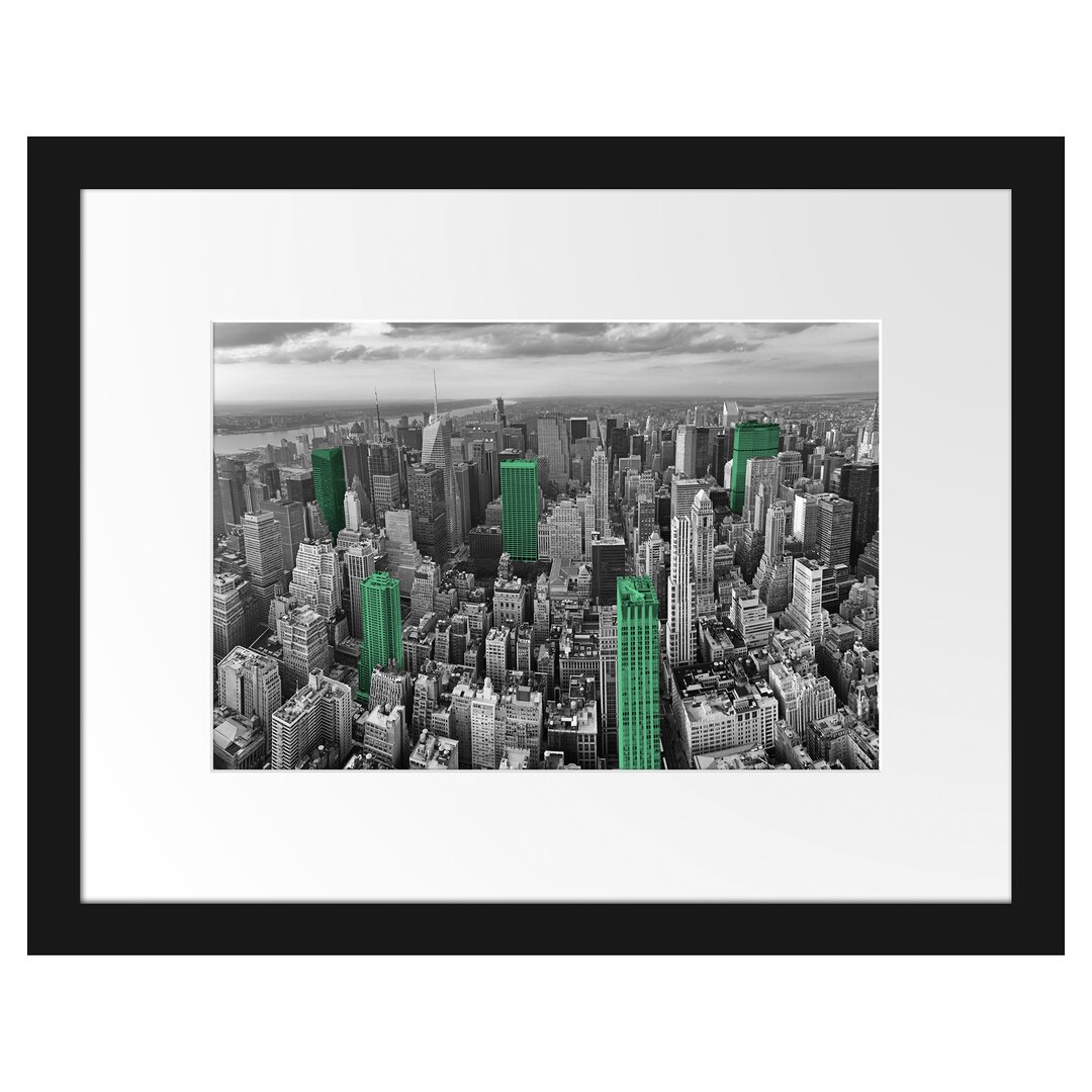 Gerahmtes Poster New York Skyline