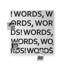 Words Magnetic Wall Mounted Photo Memo Board