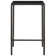 Patio Bar Table and Stools with Cushions Poly Rattan