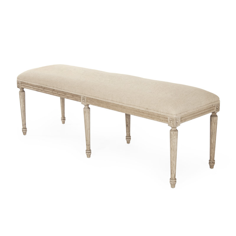 Simba Linen Upholstered Bench