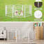 Aire de jeu pour chien en métal, 24 pouces de haut, pliable et portable pour animaux 48,4 po, parc imperméable, extérieur-1221211698