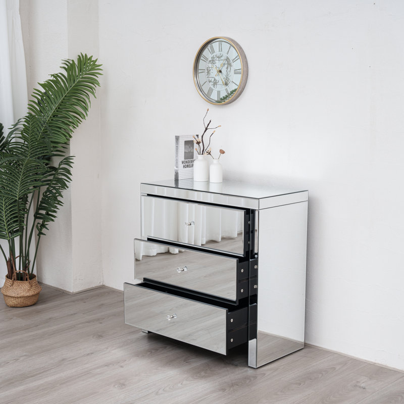 Dajanee 80cm W 3 - Drawer Chest of Drawers