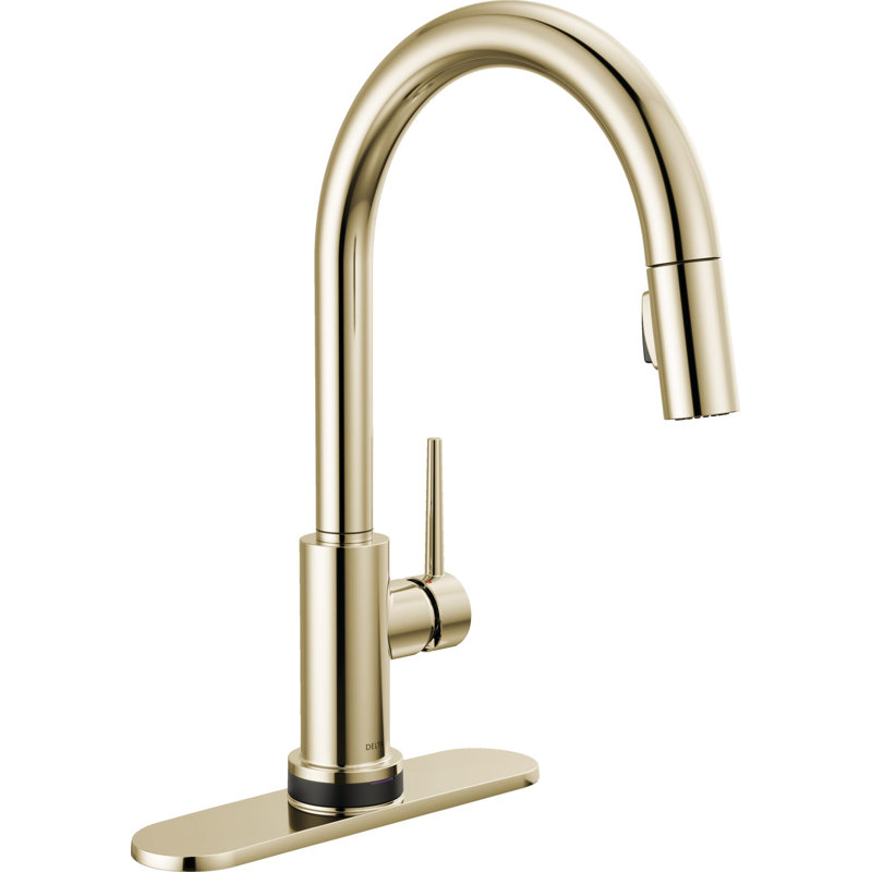 Touch2O Technology Kitchen Faucet with Touchless Technology, Polished Nickel