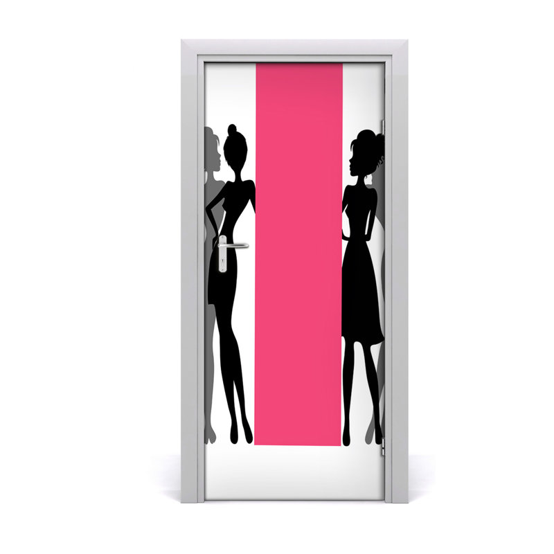 Silhouettes Of Women Door Decal