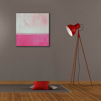  'Raspberry Mint 1' by Carol Young Canvas Wall Art, 26" x 26"