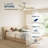  52-inch Modern Ceiling Fan with Light, APP, Remote Control Smart Fan, 3 Solid Wood Blades, DC Motor, 6 Speeds, Downrod Mount for Bedroom, Living Room-513102809