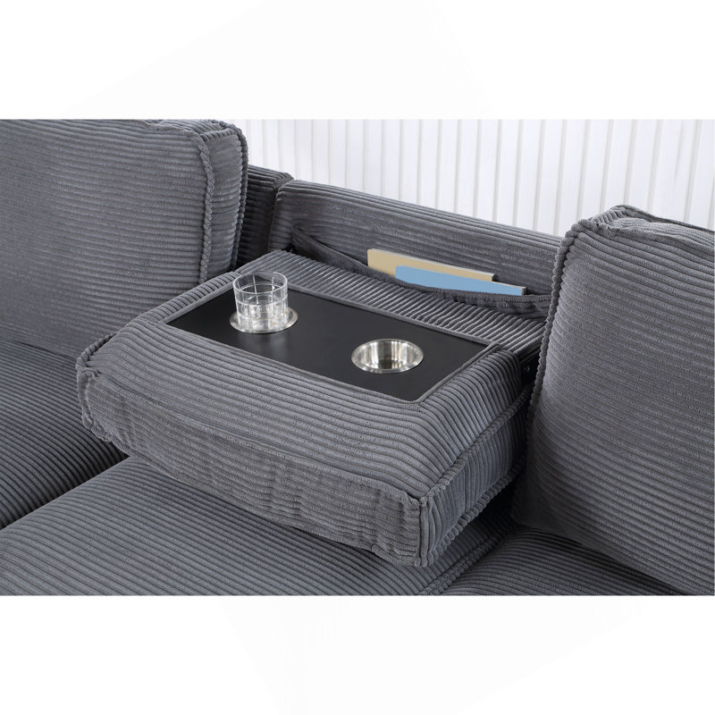 TERRITORY LIGHT GREY PULL OUT SOFA BED