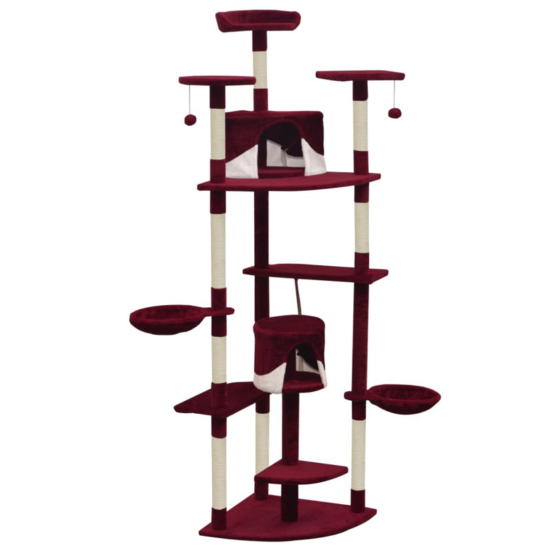 Alta 203cm H Cat Tree, Red