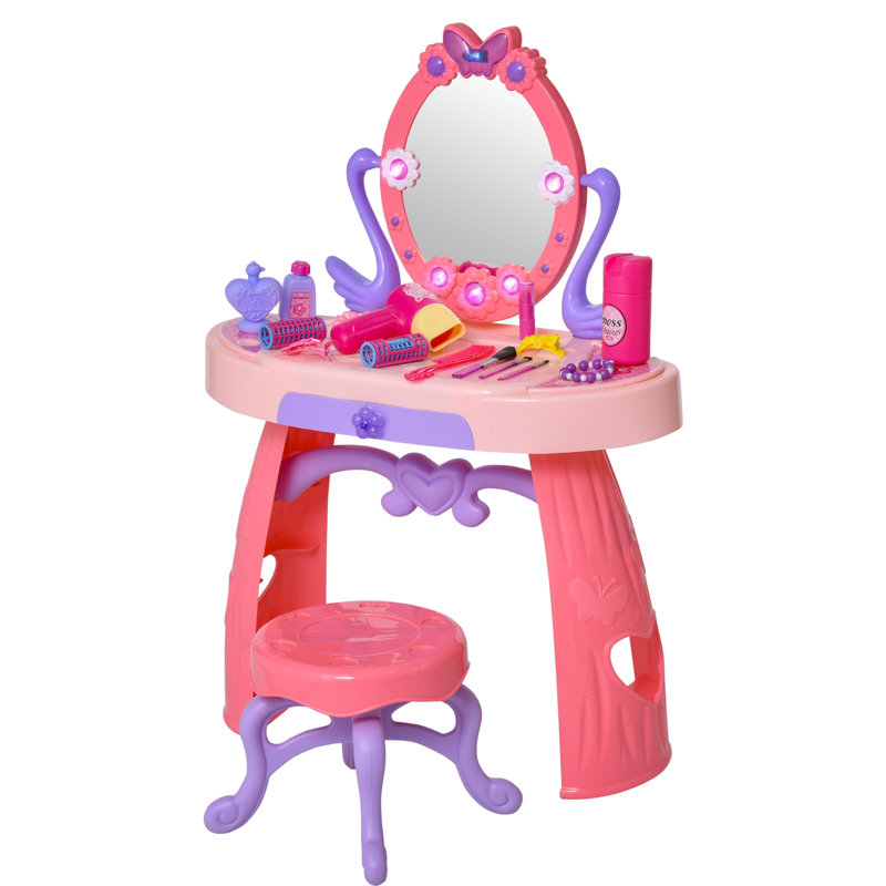 Ensemble coiffeuse avec miroir Jacqueline Kids