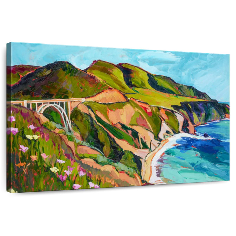 California Road, 32" H x 48" W