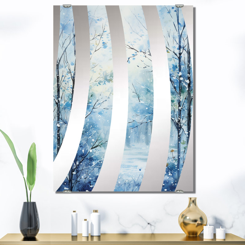 Miroir mural Defeo - Winter Landscape MIR136937, 40 po x 30 po
