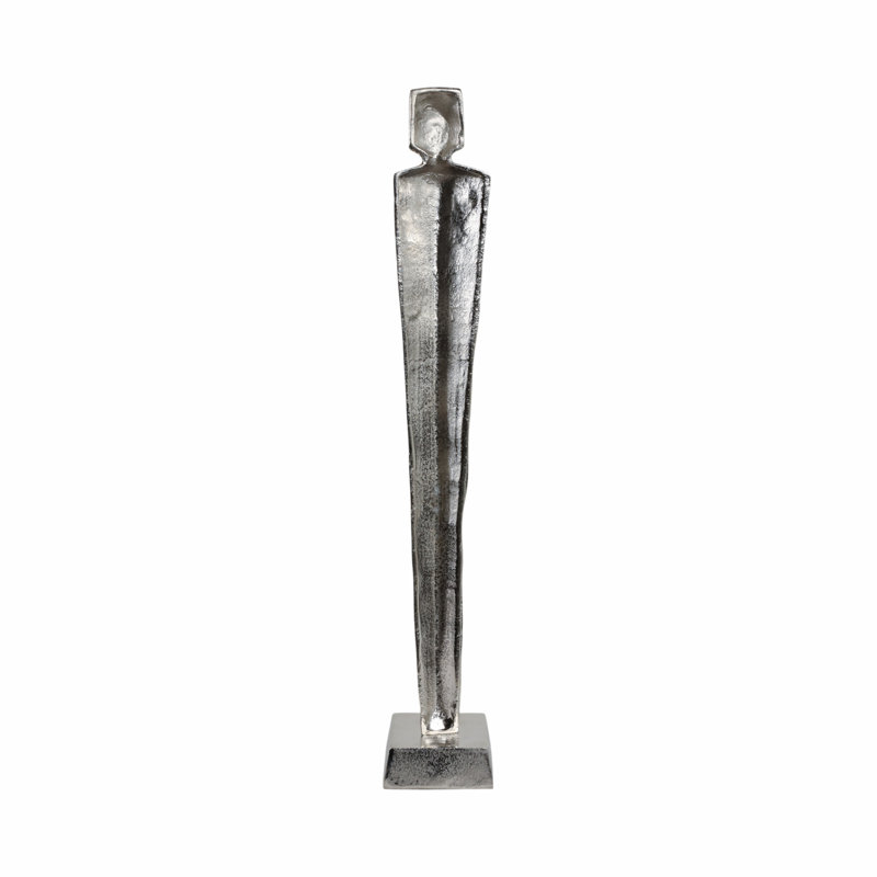 Sagebrook Home 32" Amiens Small Silver Statuary, 32" H x 5" W x 5" D