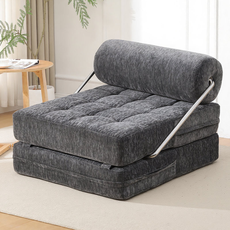 1 Seater Chenille Sofa Bed