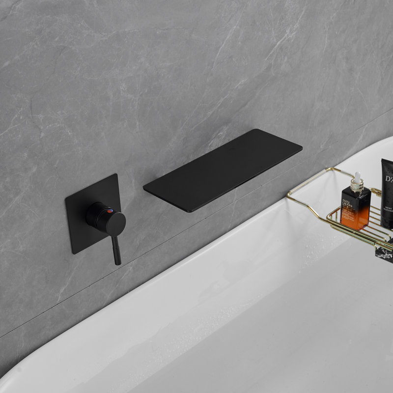1 Handle Bathroom Waterfall Faucet with Diverter