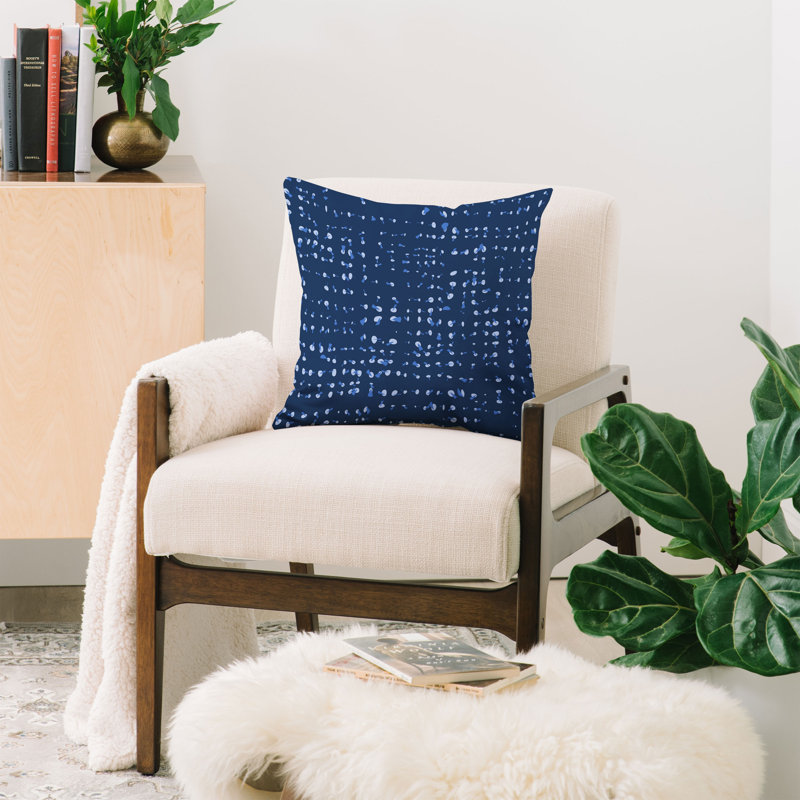Coussin décoratif, Bleu, 20 po x 20 po