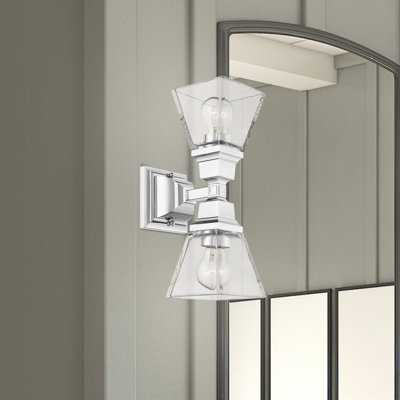 Anfrenee Steel Flush Mounted Sconce