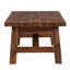 Table d'appoint contemporaine en bois d'acacia de couleur bois de châtaignier Pembrely Row