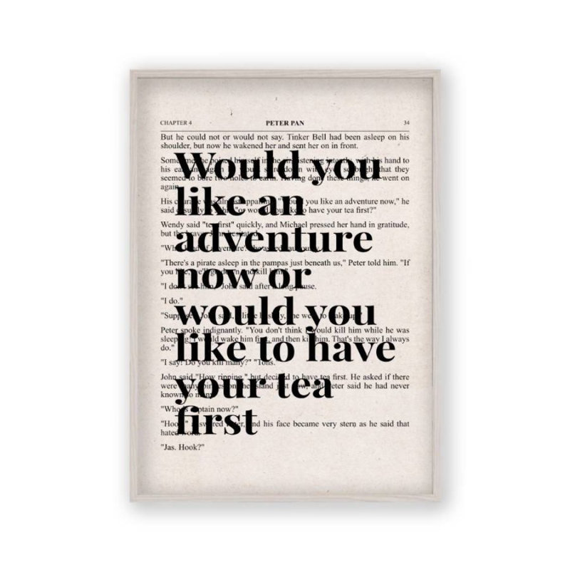 1 Piece Wall Art, 31 cm H x 22 cm W, White Oak Frame
