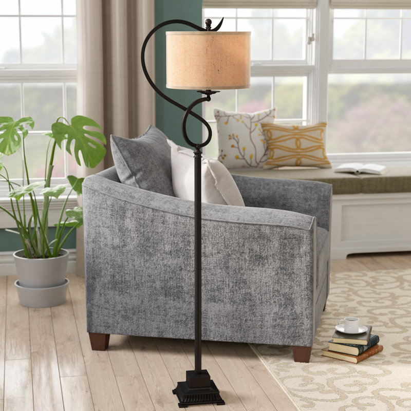 Surrey 61'' Bronzed Traditional Floor Lamp
