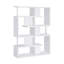 5-Tier Bookcase In White And Chrome