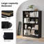 Bibliothèque autoportante en bois à 4 tablettes Boockase-371360791-371360780