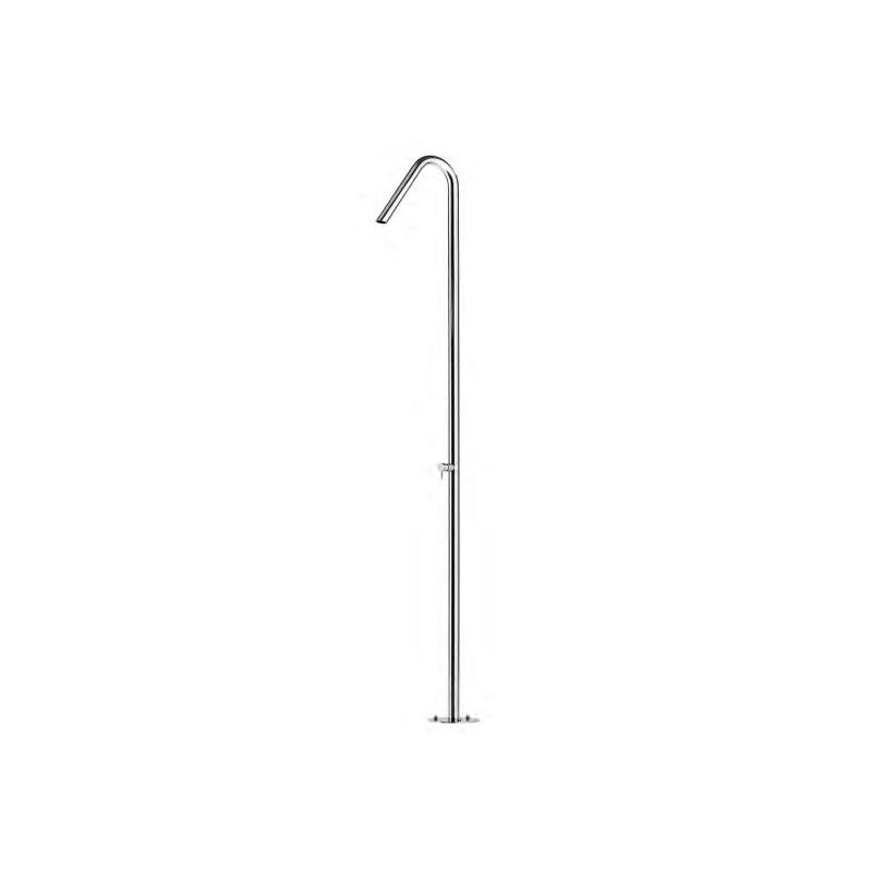 Twiggy Metal Freestanding Outdoor Shower, Without Hand Spray