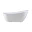 Baignoire de trempage autoportante en fibre de verre 67 po x 35 po