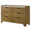 Commode 6 tiroirs avec miroir Mott