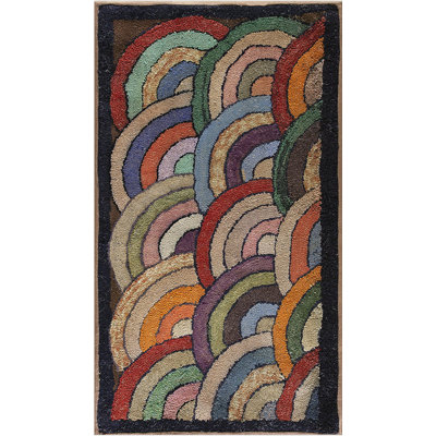 Tapis crocheté américain Happy Happy
