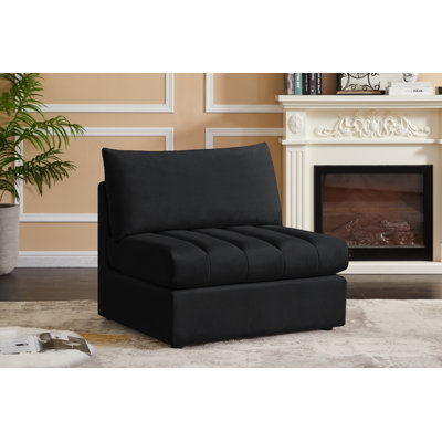 Jacob Velvet Slipper Chair