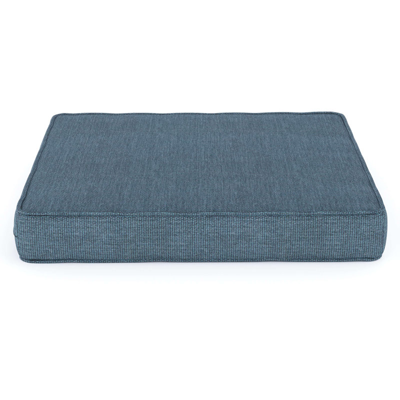 Outdoor Sunbrella® Seat Cushion, Spectrum Denim Sunbrella®, 17" W x 17" D