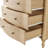 Aaron 47.2'' H Vintage 5-Drawer Vertical Dresser With Curved Panels & Solid Wood Base-1561006713