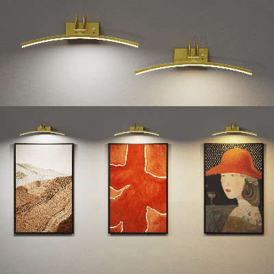 16" Dimmable LED Picture Light,Rechargeable Wall Mount Light with Remote Control,Adjustable Arm Wall Sconce for Gallerym,Hallway