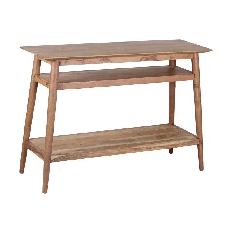 Grendon 46'' Solid Wood Console Table, Natural