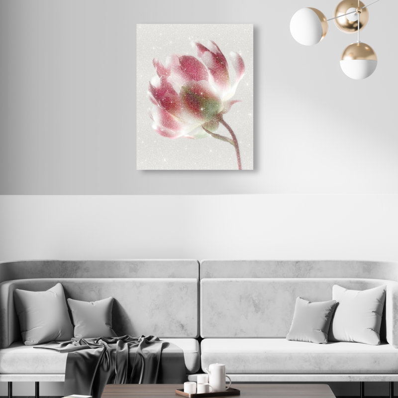 Crimson Core I Print by Oliver Gal, 16"H x 20"W, Gallery Wrapped
