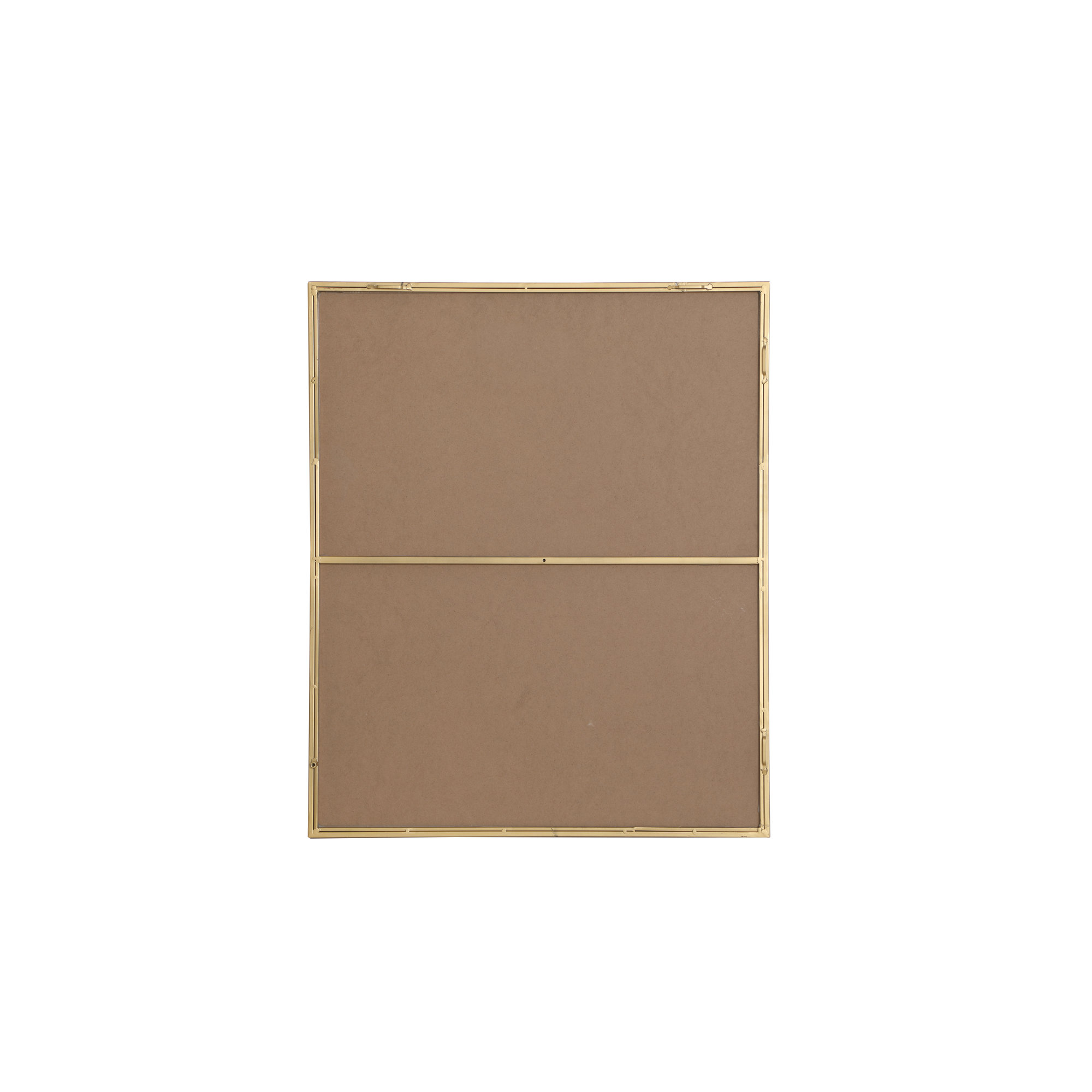 Sabine Metal Rectangle Wall Mirror, Brass, 36" x 30"