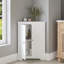 Armoire de plancher au sol avec 2 portes et tablettes réglables