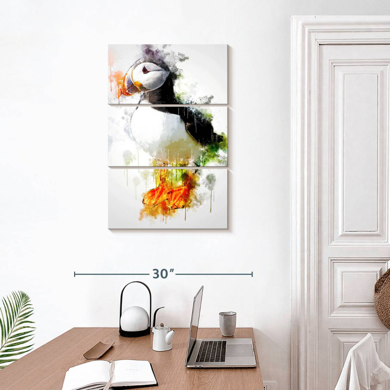 Brampt Puffin Bird, 32" H x 20" W