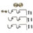 Couey Adjustable Double Curtain Pole-491532189-491532185