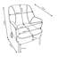 Sadowa Upholstered Armchair-1910219275