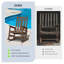 Fauteuil Adirondack surdimensionné en polyéthylène haute densité Wolak Wolak-1423029527