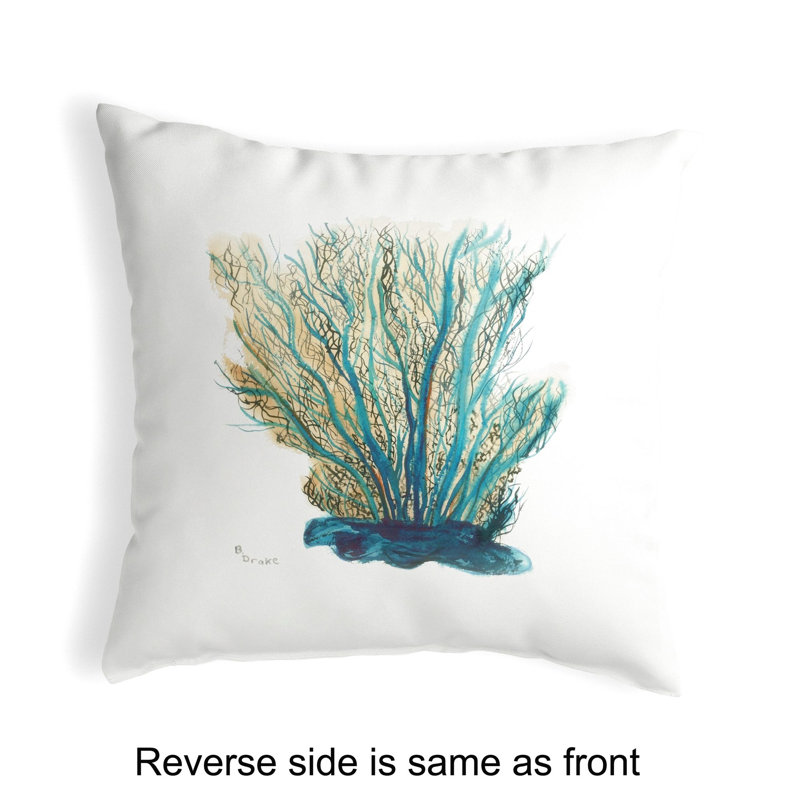  Coral Indoor/Outdoor Lumbar Pillow