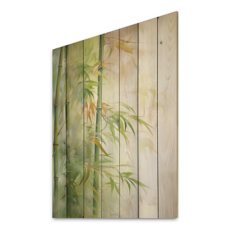 " Bamboo Romantic Dream IV ", 20" H x 10" W x 0.78" D