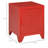 Industrial End Table Side Table With Locker-Style Door And Adjustable Shelf