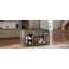 Îlot de cuisine extensible avec rangement, chariot de cuisine multifonctionnel avec prises de courant intégrées, îlot de cuisine sur roulettes avec tiroirs et tablettes ouvertes pour la cuisine-24504647