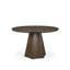 Jovani 48" Solid Light Brown Mango Wood Round Dining Table-956014712-956014714
